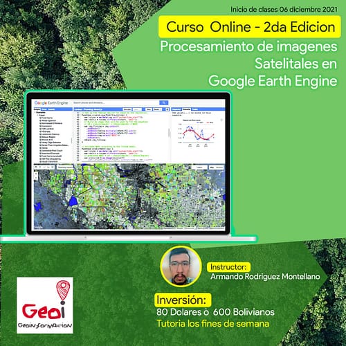 Procesamiento de imágenes satelitales en Google Earth Engine para el monitoreo de vegetación